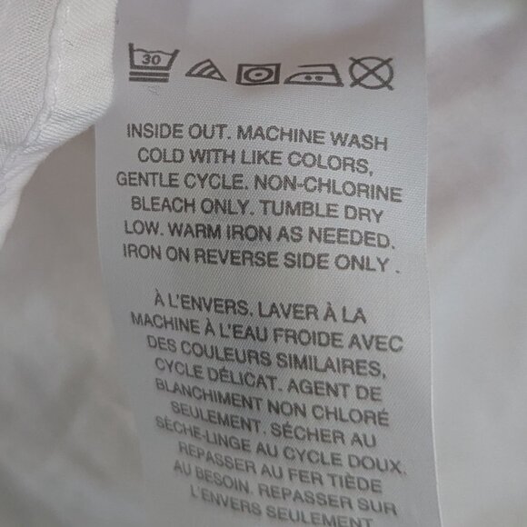 Madewell Embroidered Drawstring Circle Skirt in Summer Friday, Size Large - Picture 15 of 16